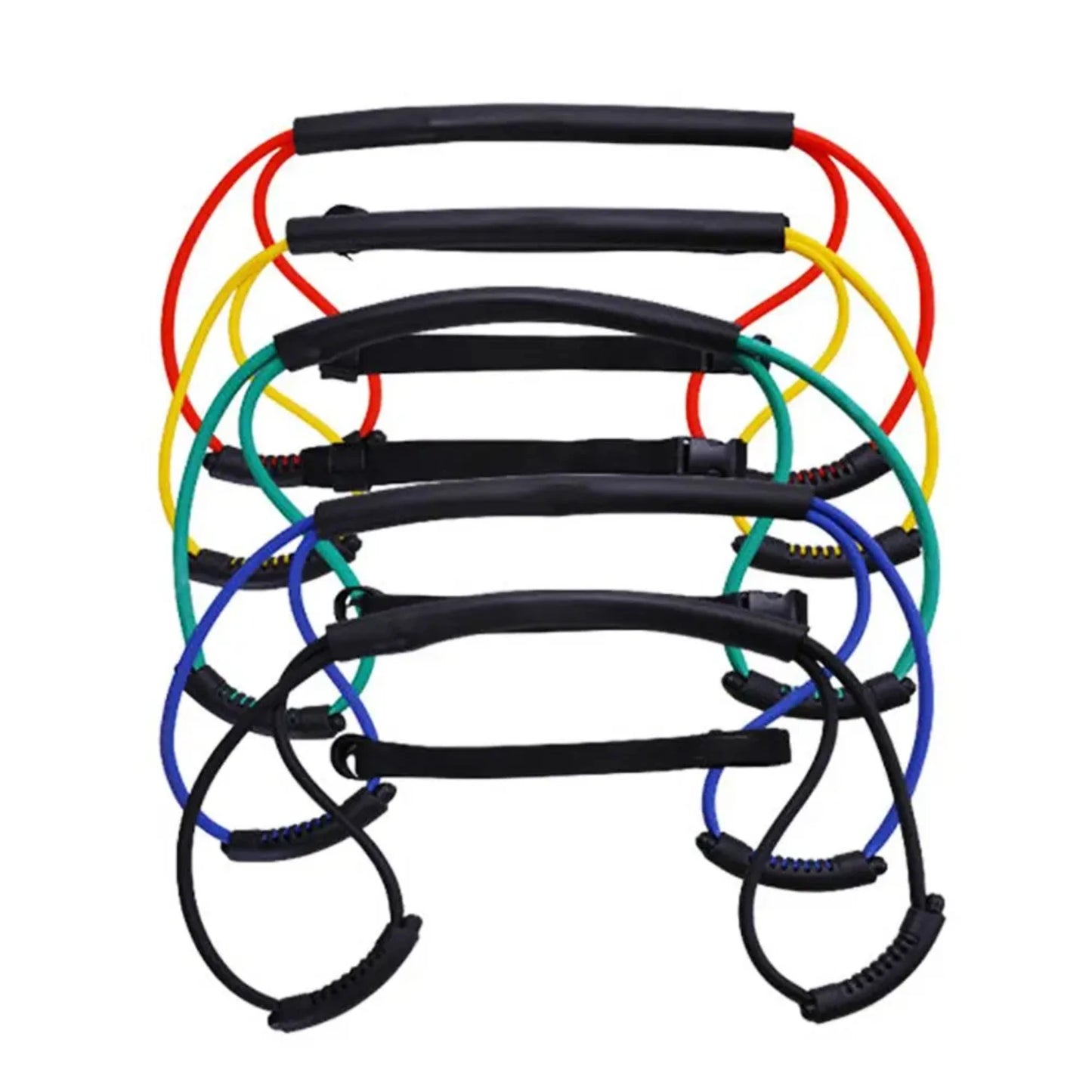 1PC MMA Boxing Resistance Rubber Training Bands Speed Training Pull Rope Muay Thai Karate Power Workout Strength Gym Equipment