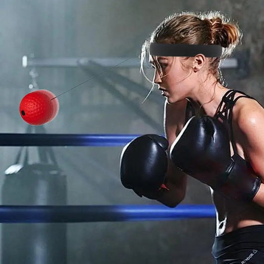 Boxing Reflex Ball Adult Boxing Equipment For Training Potable Head Boxing Ball For Beginner Hand-Eye Coordination Improvement
